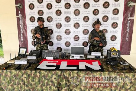 Desmantelada emisora clandestina del ELN en Fortul