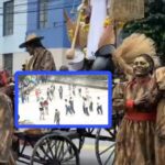 El homenaje a los turistas que representa la Familia Castañeda en el Carnaval y el festejo que se vive por estos días en Pasto