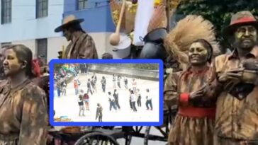 El homenaje a los turistas que representa la Familia Castañeda en el Carnaval y el festejo que se vive por estos días en Pasto