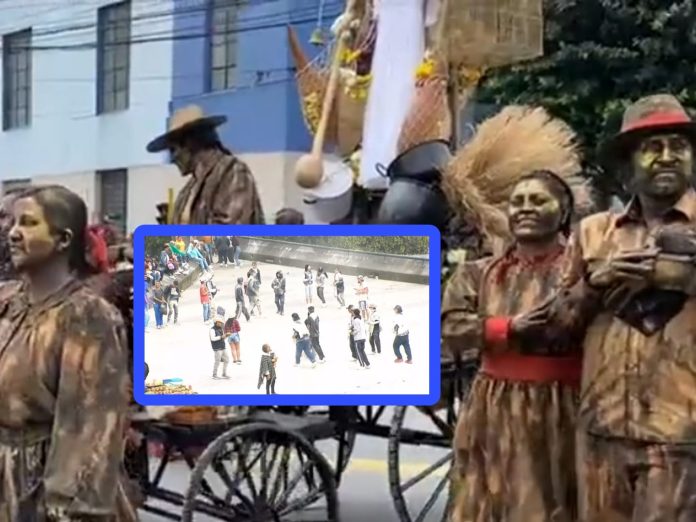 El homenaje a los turistas que representa la Familia Castañeda en el Carnaval y el festejo que se vive por estos días en Pasto