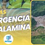 Emergencia en Salamina por represamiento de río