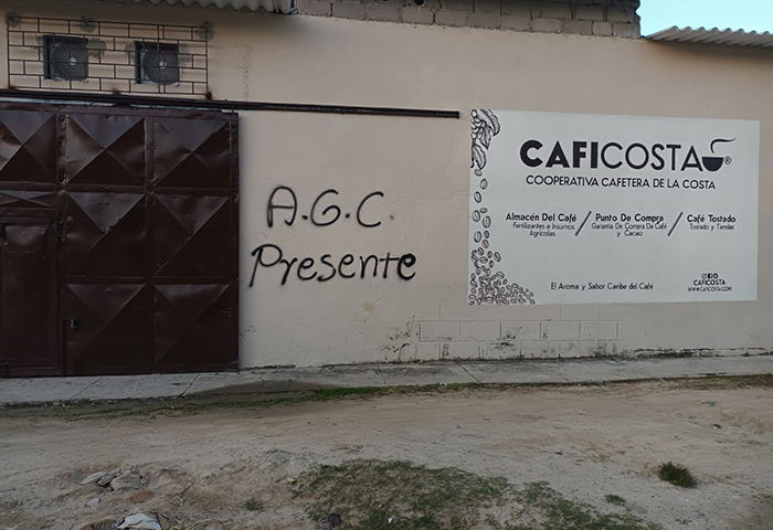 En el Cesar siete municipios amanecieron con grafitis de las AGC