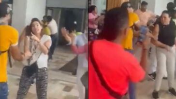 En video: la bochornosa pelea a puño y bate en exclusivo sector de Cartagena