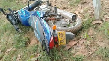 Encontraron una moto abandonada en Ciénaga de Oro