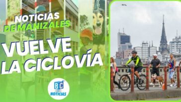 Este domingo vuelve la ciclovía a Manizales