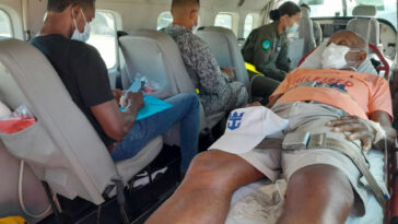 Fuerza Aérea trasladó paciente de la tercera edad desde Providencia a San Andrés