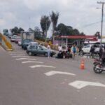 IMPRUDENCIA DE CONDUCTOR DE AUTOMÓVIL GENERA ACCIDENTE EN EL CRUCE DE EL ROSAL