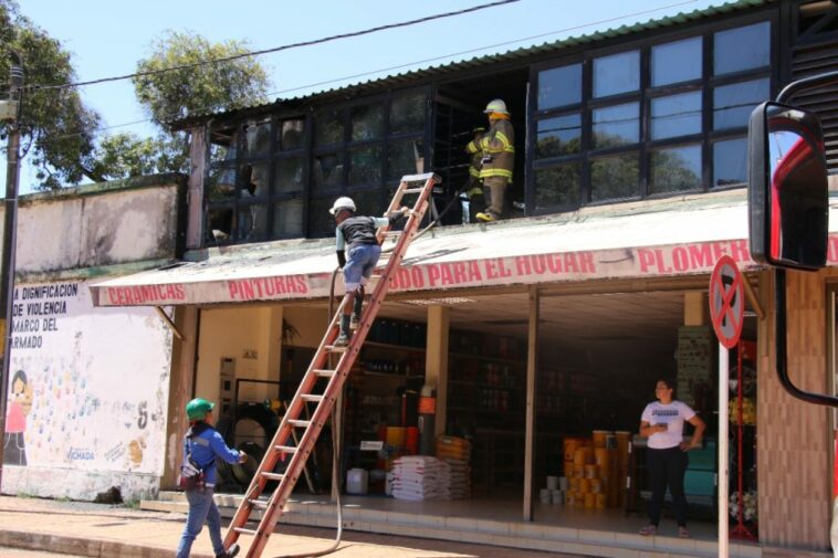 Incendio en el centro de Puerto Carreño generó angustia en la ciudadanía