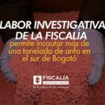 Labor investigativa de la Fiscalía permite incautar más de una tonelada de anfo en el sur de Bogotá