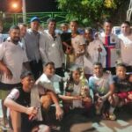 Los Carmelos, equipo campeón del cuadrangular en el barrio El Prado