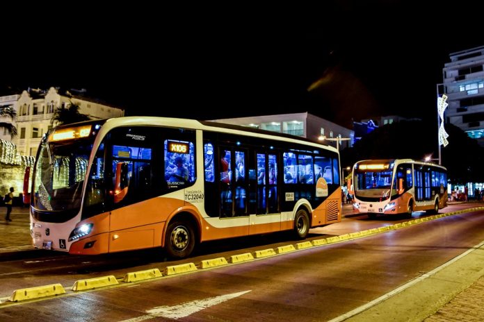 Los tres últimos servicios de la Ruta E2023 de Transcaribe llegarán a la estación Madre Bernarda