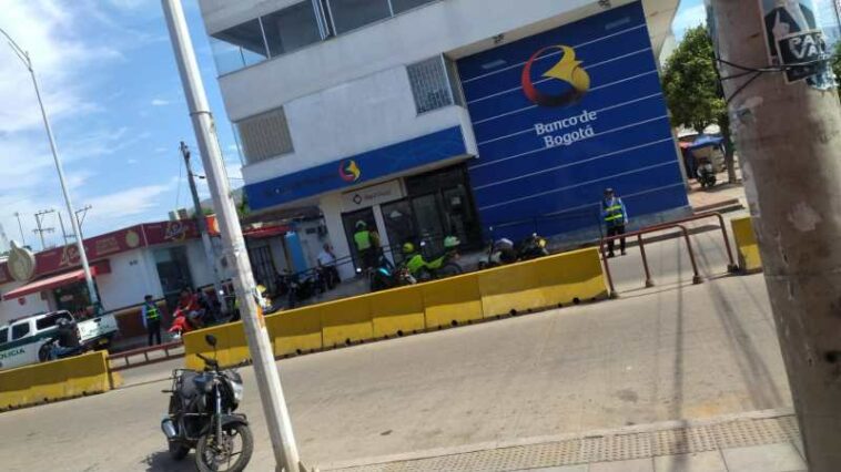 Millonario hurto en banco de Bogotá de Codazzi