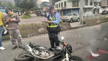 Motociclista atropelló a un peatón en el sector de la carrera 23 con calle 16