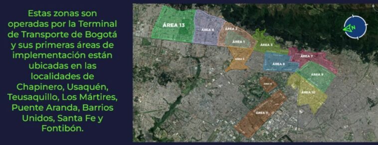 Nuevas tarifas de las Zonas de Parqueo Pago en Bogota