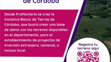 ProMontería lanza la iniciativa “Banco de Tierras de Córdoba”