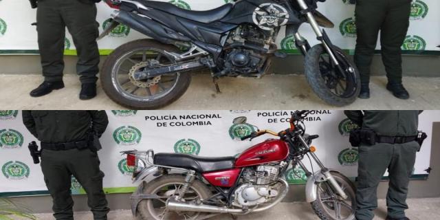 En cinematográfico operativo, la policía recuperó en Purificación dos motocicletas que habían sido robadas en el país