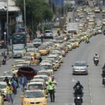 Taxistas suspenden jornada de bloqueos en Bogotá