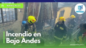 Un incendio estructural afectó cuatro predios en el barrio Bajo Andes