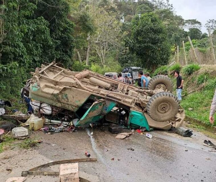 Un muerto y 10 heridos dejó accidente en vías de Líbano, Tolima