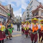 Un ‘Canto a la Tierra’ con reina a bordo: Fundación Killacinga en el desfile de colectivos coreográficos del Carnaval