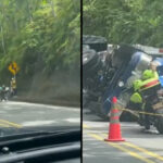 [VIDEO] Tractocamión se volcó en la vía El Santuario – Caño Alegre