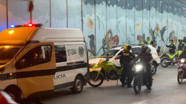 VIDEO: Un atentado sicarial congestionó el tráfico en el túnel de Comfandi del Prado