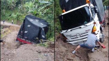 «Vía secundaria» usada para llegar Rosas en Cauca también con problemas: reportan «caída de la banca»