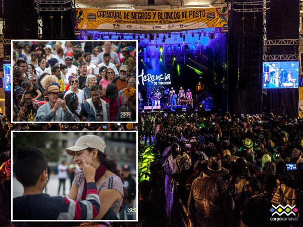 Día de Negritos en el Carnaval de Negros y Blancos en Pasto