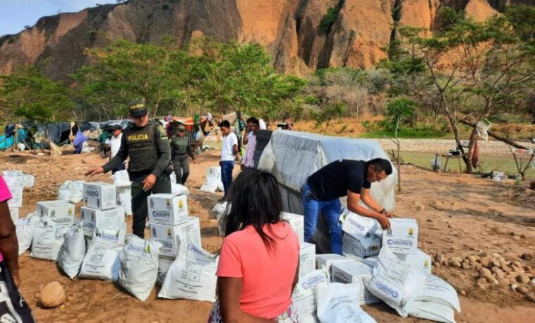 Administración departamental entregó ayudas humanitarias a Indígenas JIVI (Sikuani) desplazados de Venezuela