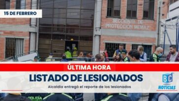 Alcaldía entrega el parte médico de los lesionados del incendio en centro de reclusión en San Joaquín