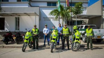 Alcaldía entrega motocicletas de alto cilindraje para combatir la inseguridad