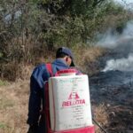 Los incendios forestales, un trabajo casi a diario de los Bomberos de Fonseca.