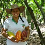 Cacaocultora saravenense es elegida como presidenta de la junta directiva de FEDECACAO