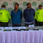 Capturan en Cundinamarca dos miembros del ELN con armas y 4 mil dólares