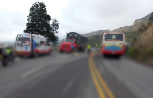 Ciclista pierde la vida en accidente de tránsito en la vía Mosquera -Mondoñedo