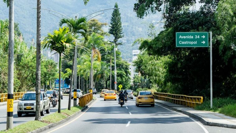 Vía Las Palmas de Envigado sí tendrá la exención del pico y placa