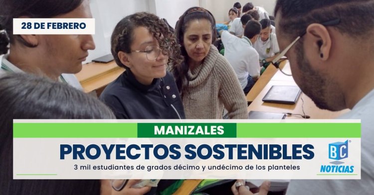 Cinco instituciones educativas de Manizales inician la ejecución de proyectos sostenibles