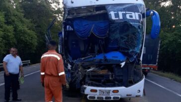 Conductor sufrió micro sueño y provocó accidente en vía Barranquilla-Santa Marta