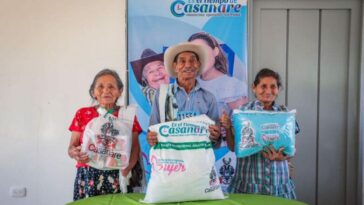 Continua la entrega de paquetes nutricionales para adultos mayores en Casanare