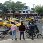 Cuatro capturados dejan protestas de taxistas en Riohacha