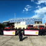 Cuerpos de Bomberos oficiales de Colombia participaron en jornada de protestas