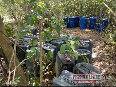 Destruido depósito ilegal de insumos del Clan del Golfo