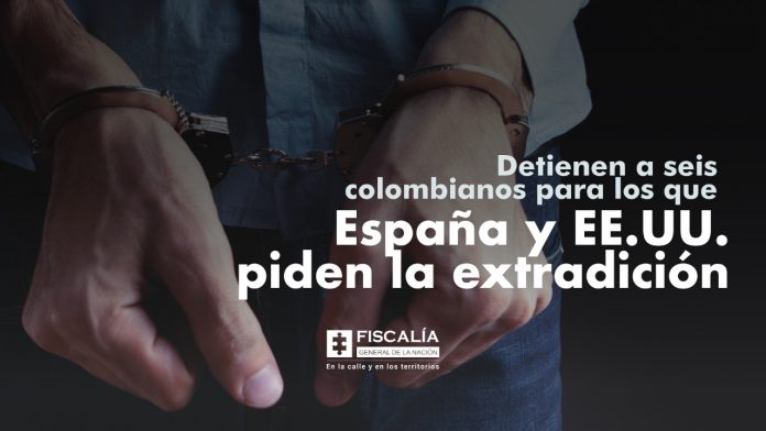 Detienen a seis colombianos para los que España y EE.UU. piden la extradición