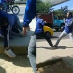 Disputa de pasajero terminó en fuerte pelea en Cantaclaro