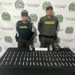 Dos sujetos capturados por la Policía de Antioquia, uno por hurto y otro por tráfico de estupefacientes