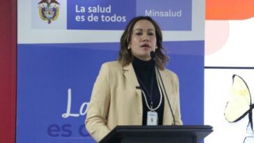 Carolina Corcho, Ministra de salud.