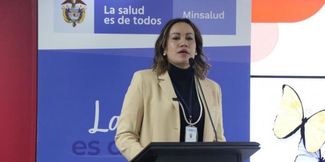 Carolina Corcho, Ministra de salud.