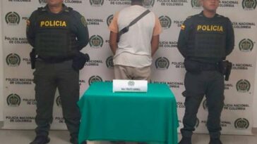 El detenido está bajo las monos de las autoridades