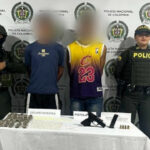 En Ciudad Bolívar capturaron a dos jóvenes con estupefacientes y armas