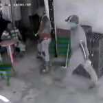En video: Lo mataron mientras tomaba cerveza en un estadero